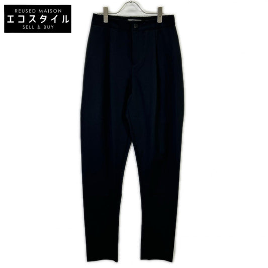 ISSEY MIYAKE イッセイミヤケ IL38FD011 ブラック ウール100 テーパードパンツ ボトムス