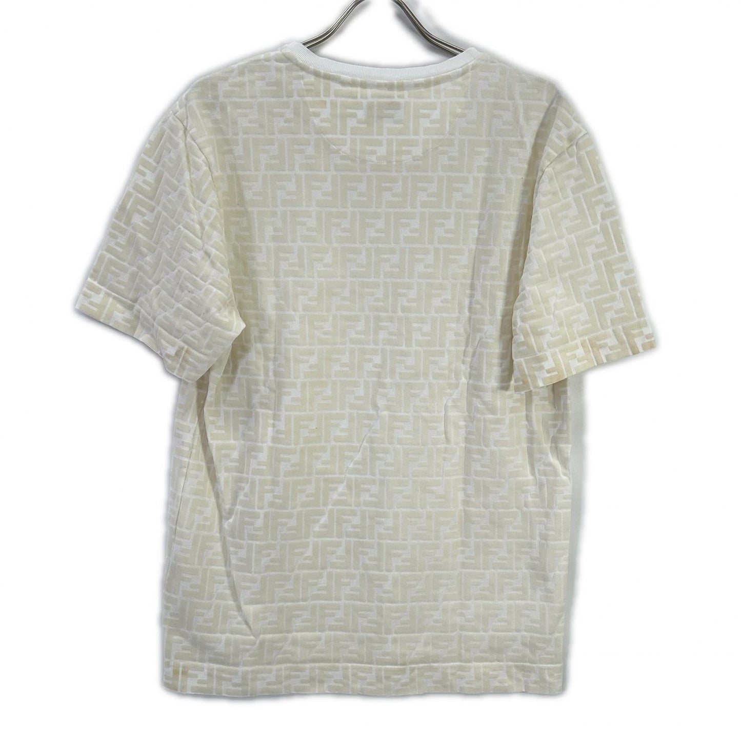 FENDI フェンディ FY0936 A7D5 ホワイト ズッカ総柄 Tシャツ トップス