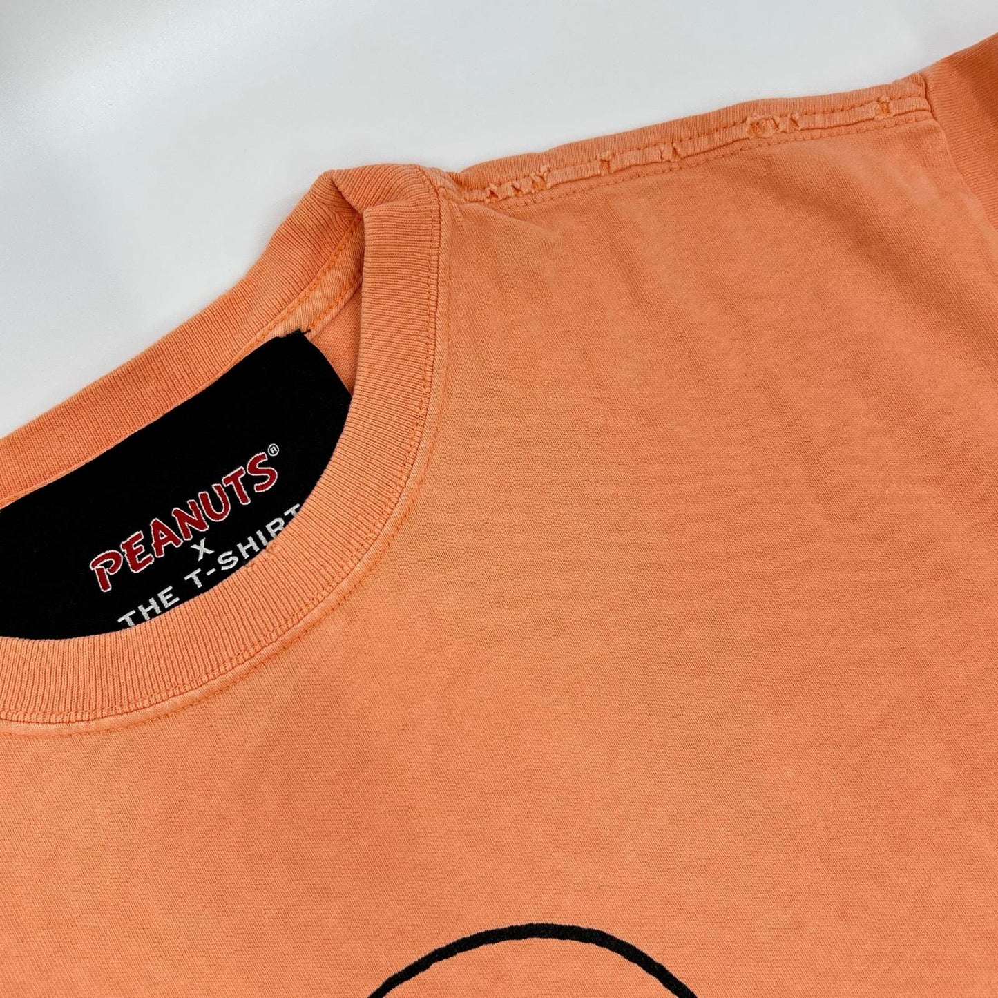 MARC JACOBS マーク ジェイコブス ×PEANUTS M4008409 オレンジ チャーリーブラウン プリントTシャツ トップス