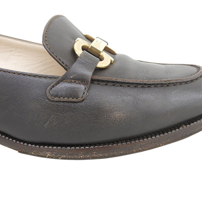 SalvatoreFerragamoSPORT フェラガモスポーツ レザー ビットローファー シューズ レディース ブラウン シューズ