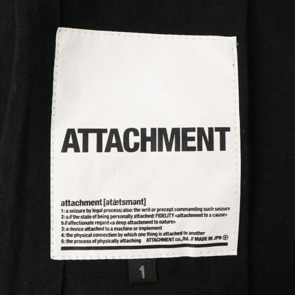 ATTACHMENT アタッチメント レザー切替 ジップアップ ブルゾン ジャケット