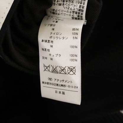 ATTACHMENT アタッチメント レザー切替 ジップアップ ブルゾン ジャケット