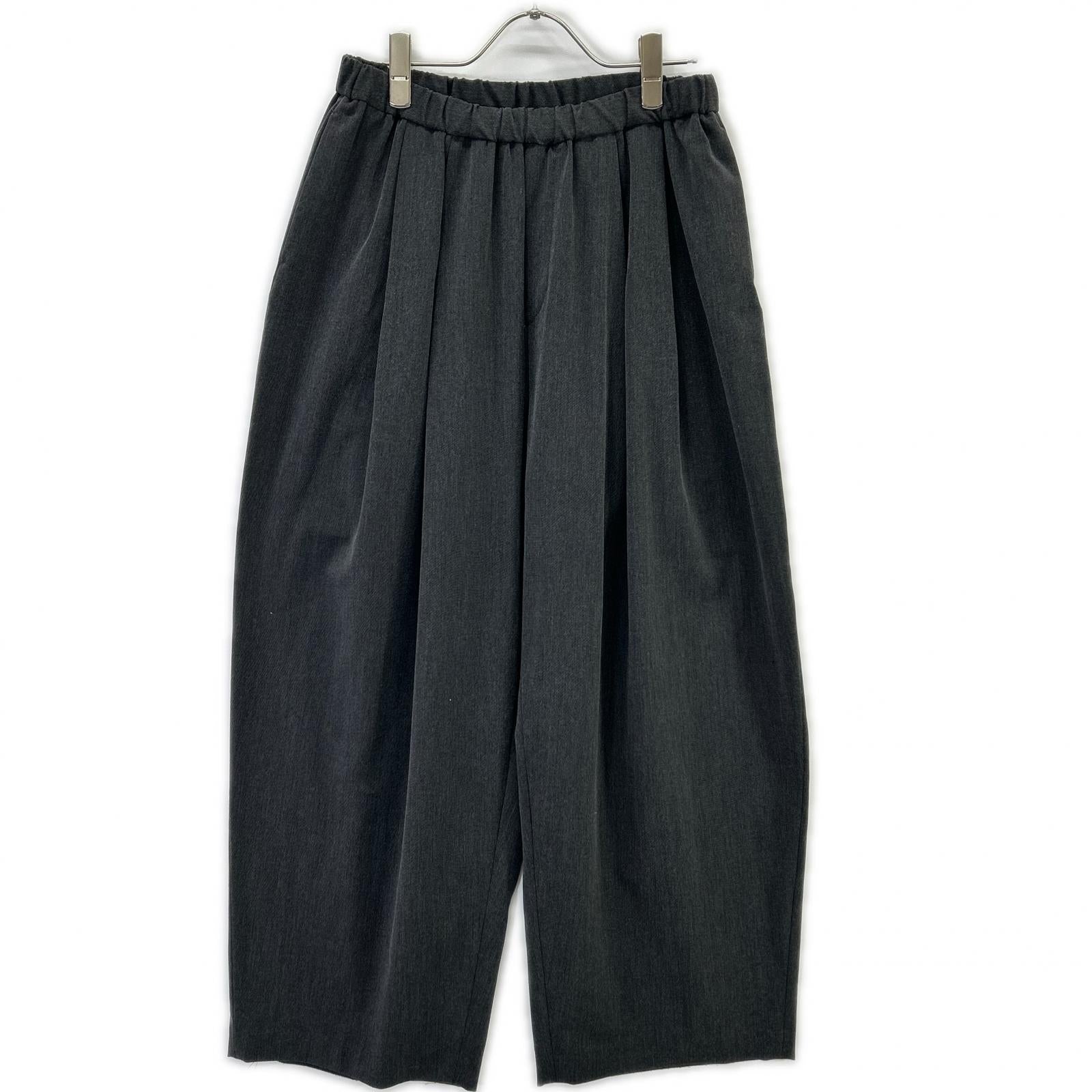 mizuiro ind ミズイロ インド グレー ワイドタックパンツ ボトムス