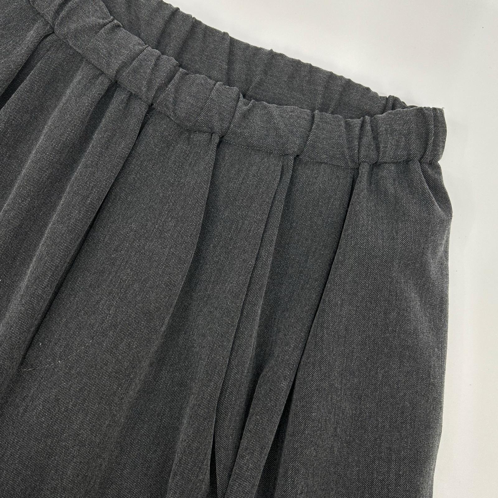 mizuiro ind ミズイロ インド グレー ワイドタックパンツ ボトムス