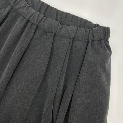 mizuiro ind ミズイロ インド グレー ワイドタックパンツ ボトムス