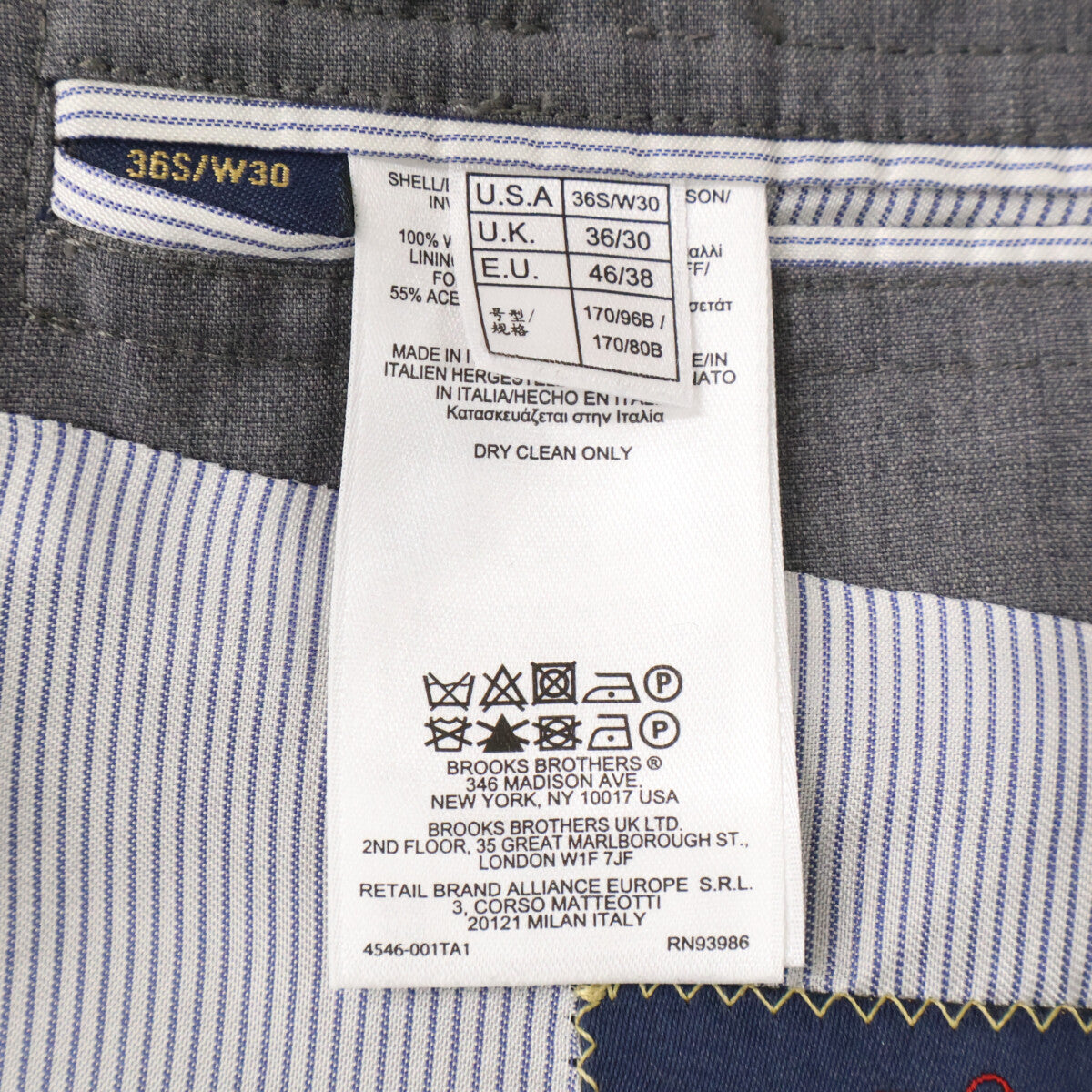 Brooks Brothers ブルックスブラザーズ 【国内正規】estrato TRABALDO TOGNA 1840 2Bテーラード ジャケット