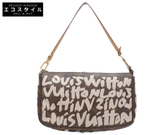 LOUIS VUITTON ルイヴィトン M92192 モノグラムグラフィティ ポシェットアクセソワール ハンドバッグ