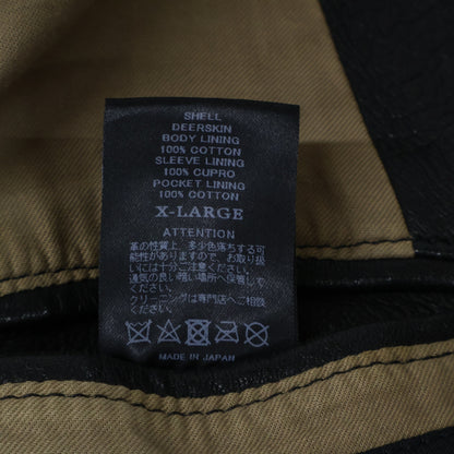 RUDE GALLERY ルードギャラリー BLACK REBEL ブラックラベル ARROW ディアスキン シングルライダースジャケット ジャケット