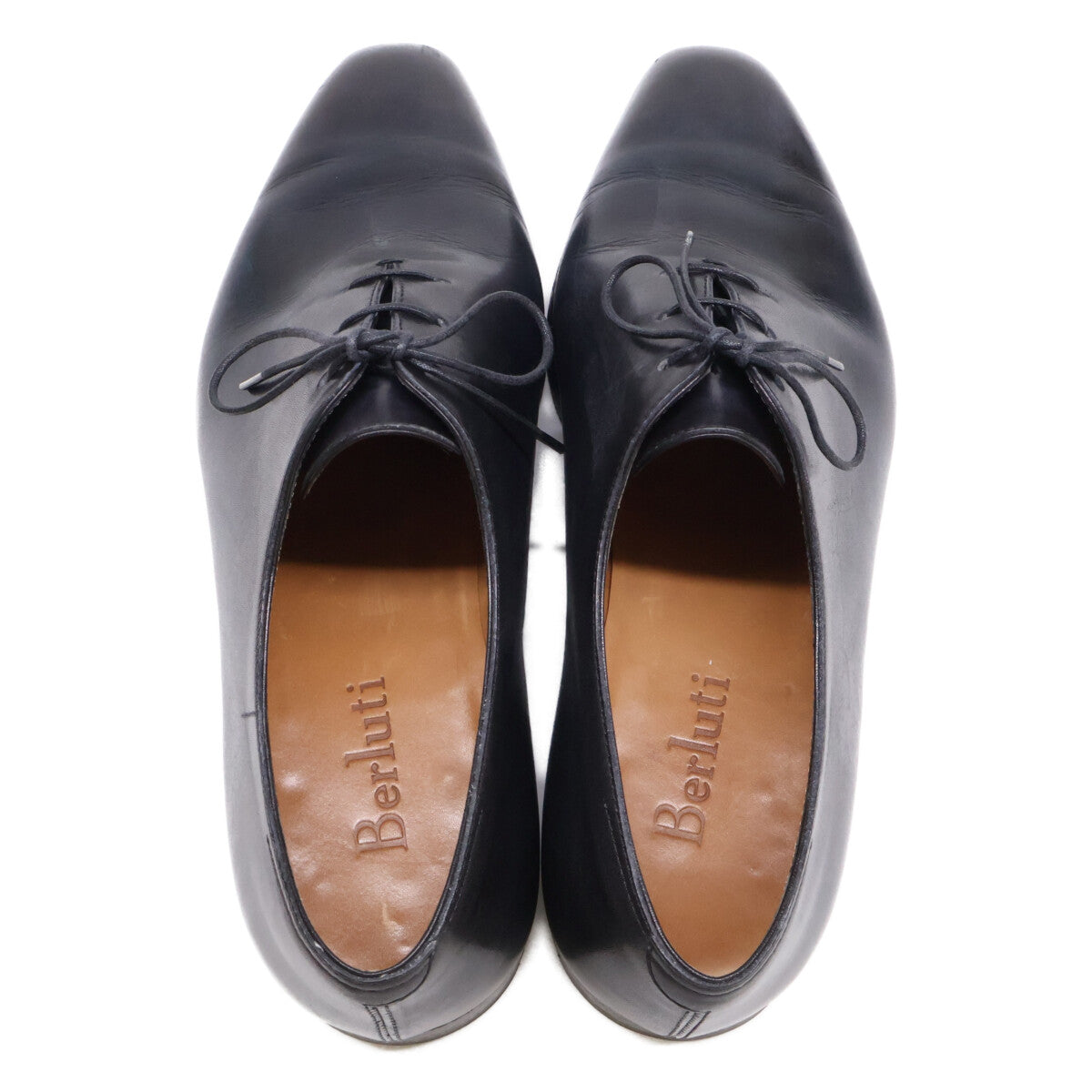 berluti 伯尔鲁帝 Alessandro 皮革一体式鞋面系带鞋 男鞋