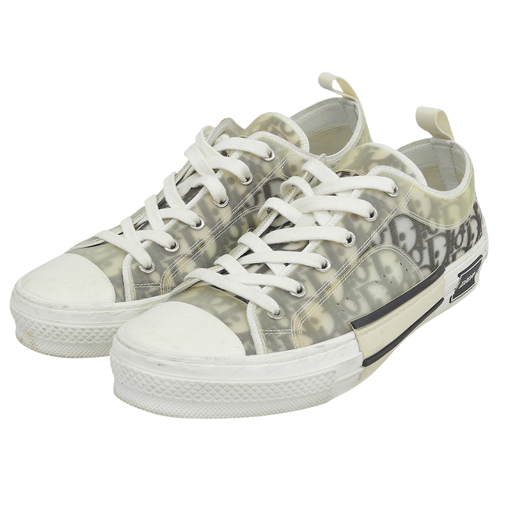DIOR B23 League Low-Top Sneakers Men's White and Black 28cm Shoes