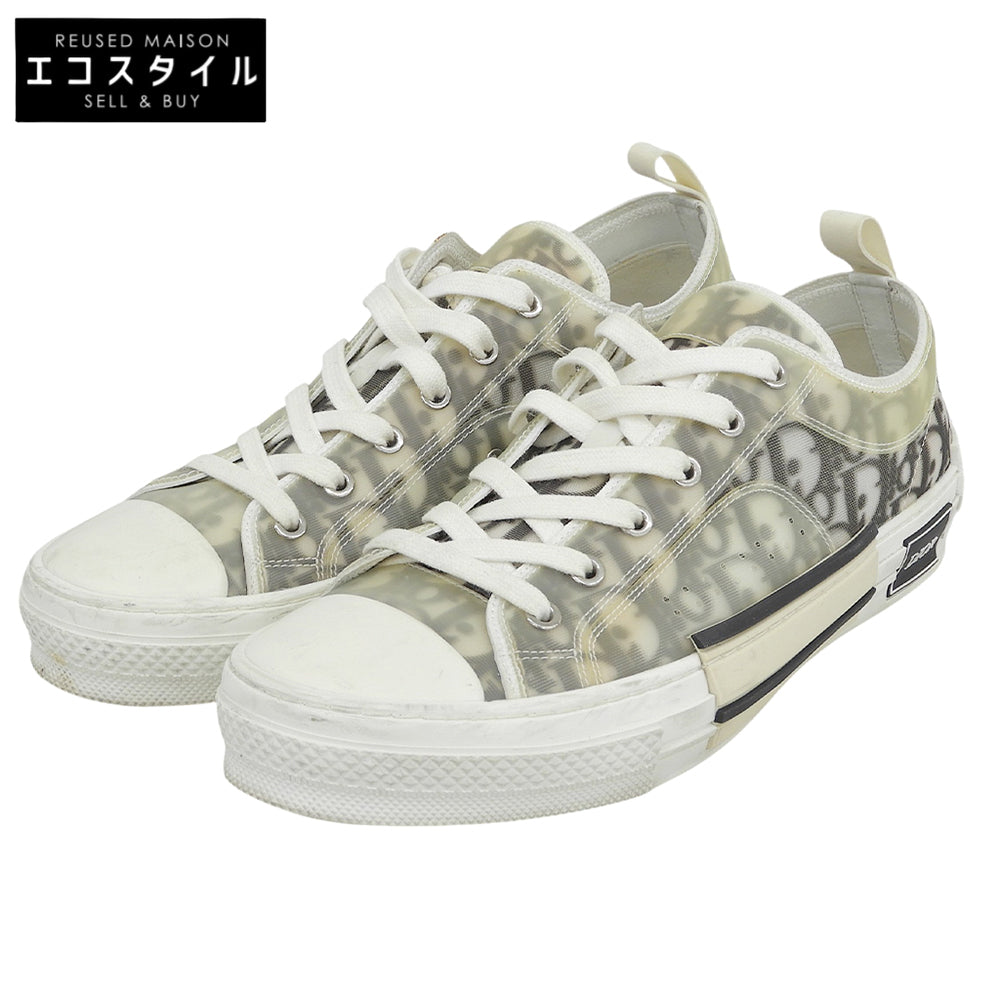 DIOR B23 League Low-Top Sneakers Men's White and Black 28cm Shoes