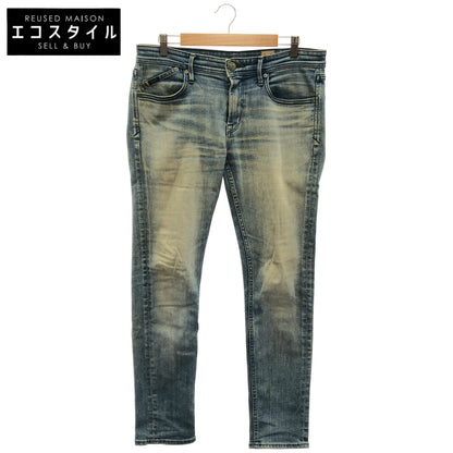 YANUK ヤヌーク 57221002 インディゴ ニール ウォッシュ加工 ストレッチ タイトスリム デニムパンツ ボトムス