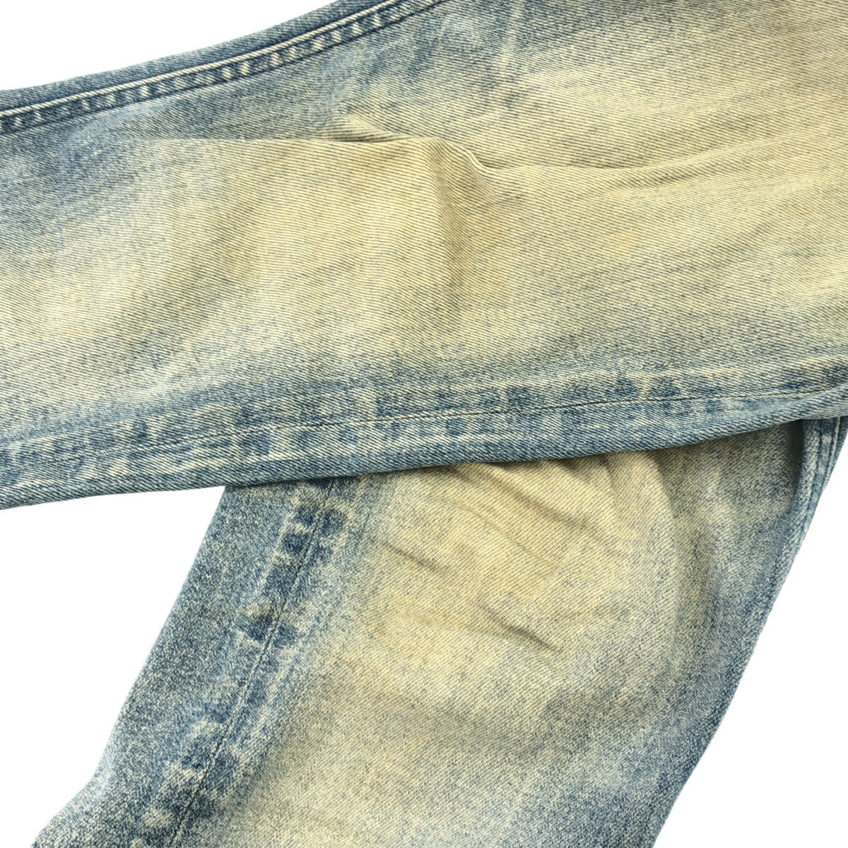 YANUK ヤヌーク 57221002 インディゴ ニール ウォッシュ加工 ストレッチ タイトスリム デニムパンツ ボトムス