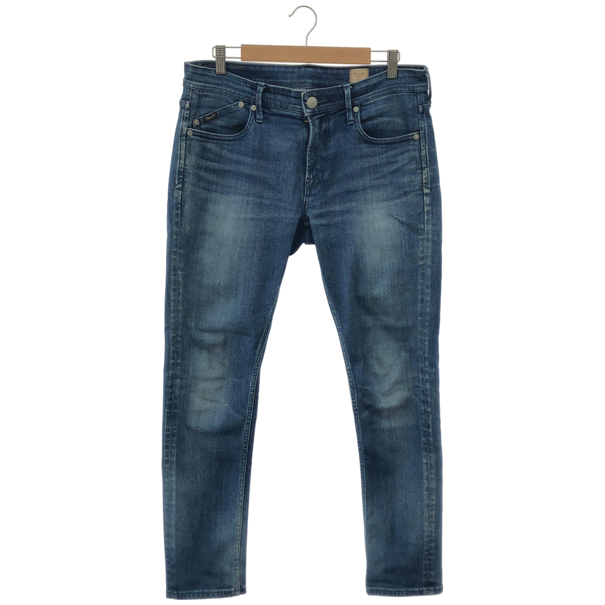 YANUK ヤヌーク 57201006 インディゴ ニール ウォッシュ加工 ストレッチ タイトスリム デニムパンツ ボトムス