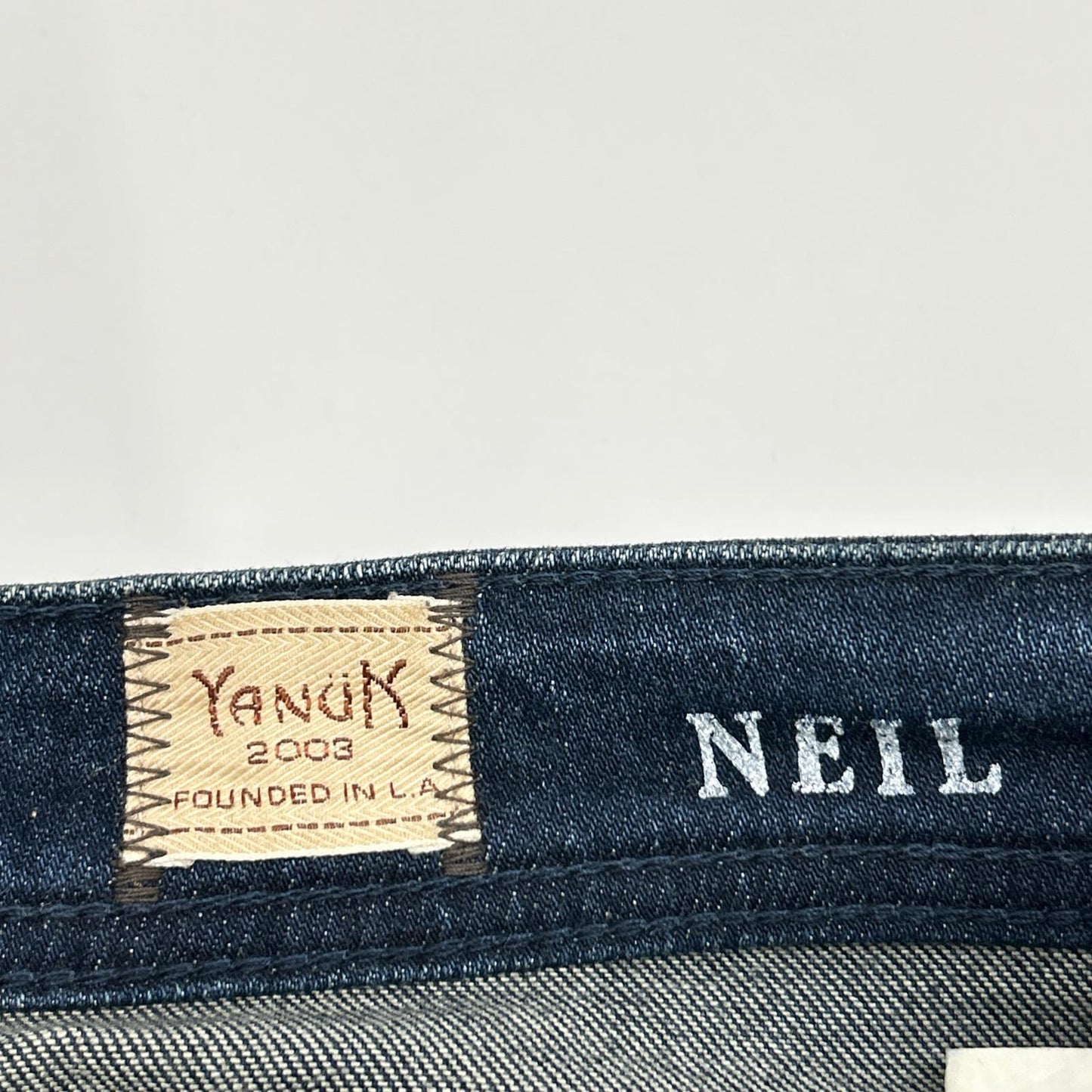 YANUK ヤヌーク 57223001 インディゴ ニール ストレッチ タイトスリム デニムパンツ ボトムス