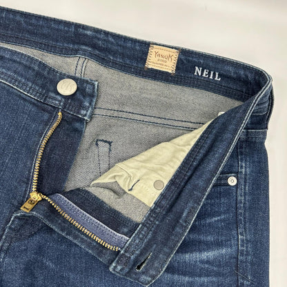 YANUK ヤヌーク 57223001 インディゴ ニール ストレッチ タイトスリム デニムパンツ ボトムス