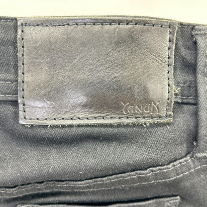 YANUK ヤヌーク 57243003 ブラックニール ストレッチ タイトスリム デニムパンツ ボトムス