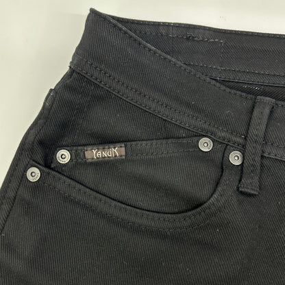 YANUK ヤヌーク 57223016 ブラックニール ストレッチ タイトスリム デニムパンツ ボトムス