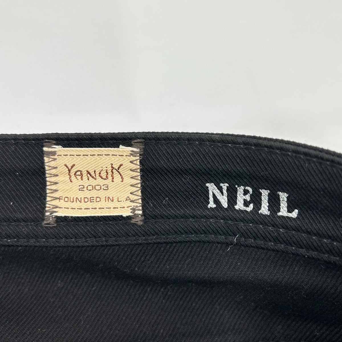 YANUK ヤヌーク 57223016 ブラックニール ストレッチ タイトスリム デニムパンツ ボトムス