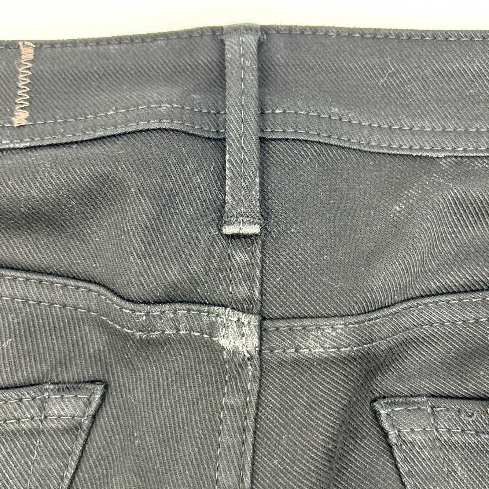 YANUK ヤヌーク 57223016 ブラックニール ストレッチ タイトスリム デニムパンツ ボトムス