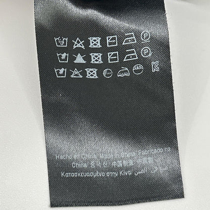 CAROLINA HERRERA キャロライナヘレラ ネイビー シルバー ボタン付き ストレッチワイドパンツ ボトムス