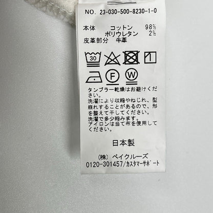 EVERY DAY I LIKE エブリデイアイライク 23-030-500-8230-1-0 ホワイト タックルバギーデニム ボトムス