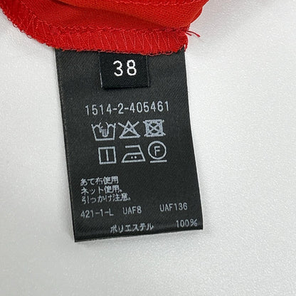 UNITED ARROWS ユナイテッドアローズ オレンジ ウォッシャブル ピンタックドローストパンツ ボトムス