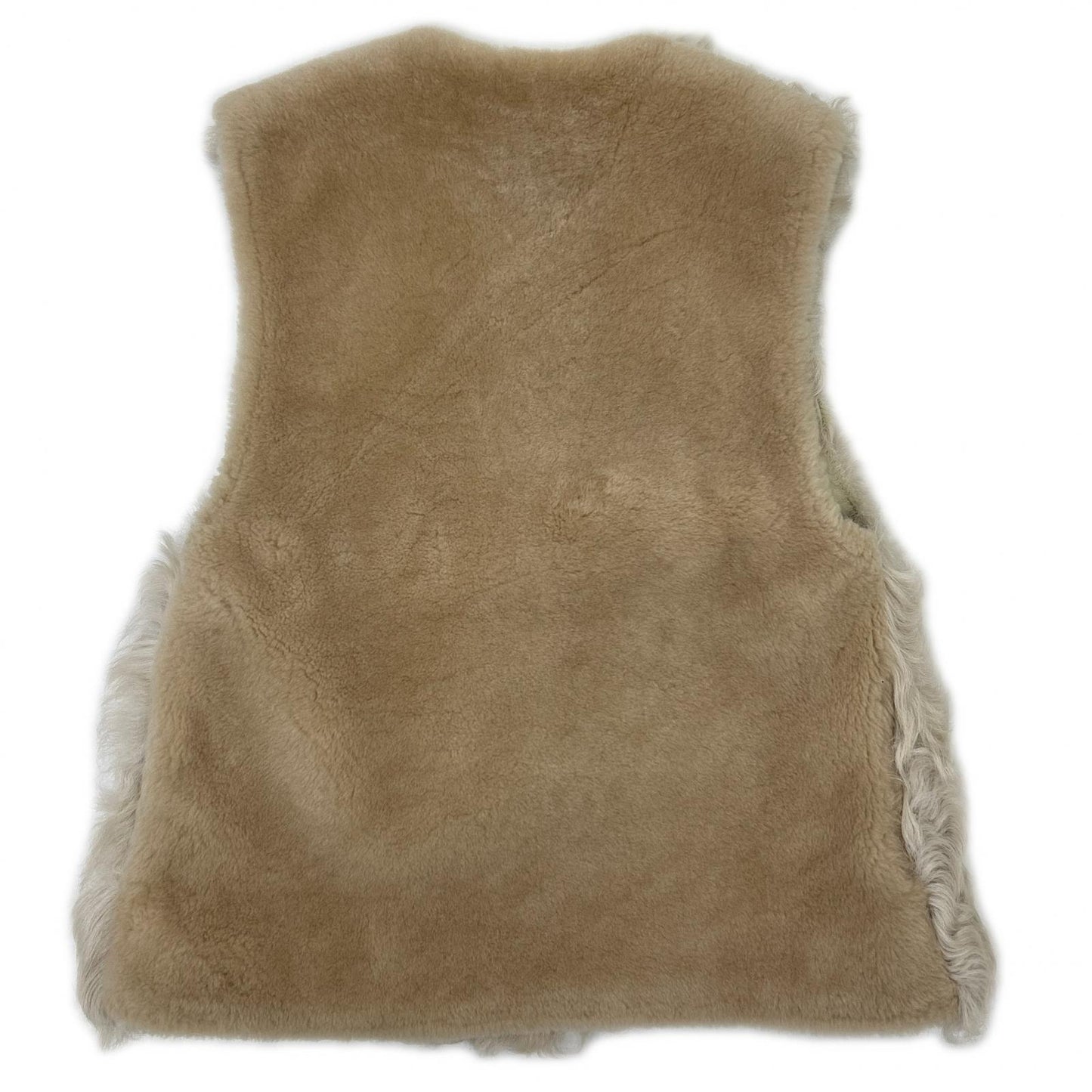 GELLI Gelli 【EFFE BEAMS】 Ivory Short Genuine Shearling Gilet Vest