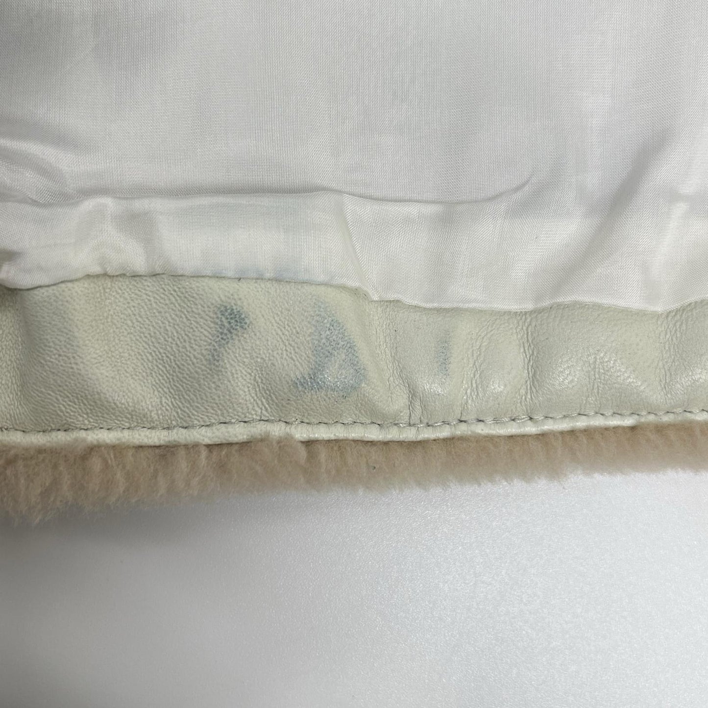 GELLI Gelli 【EFFE BEAMS】 Ivory Short Genuine Shearling Gilet Vest