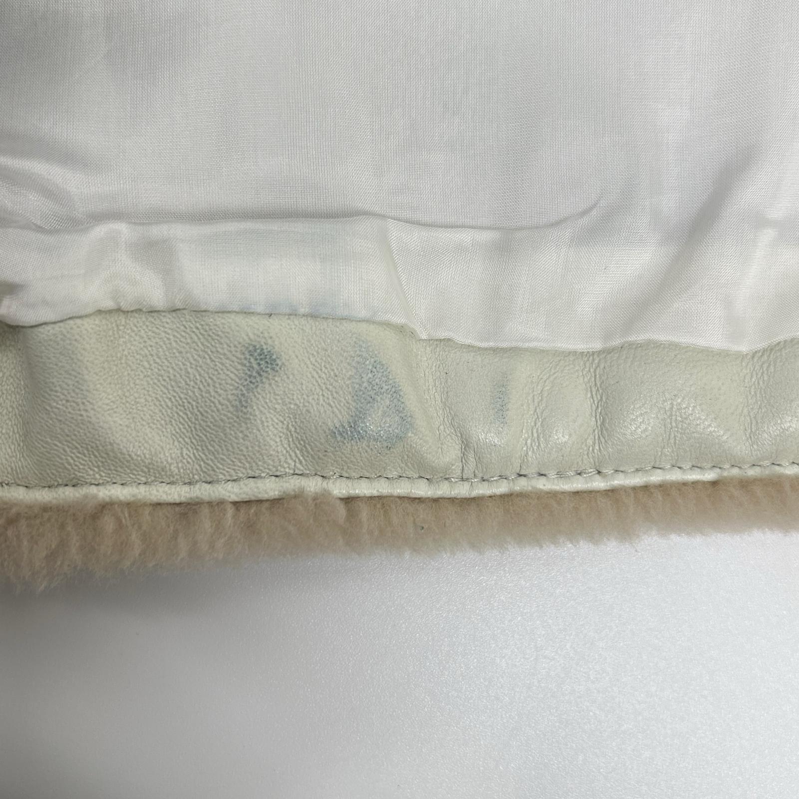 GELLI Gelli 【EFFE BEAMS】 Ivory Short Genuine Shearling Gilet Vest
