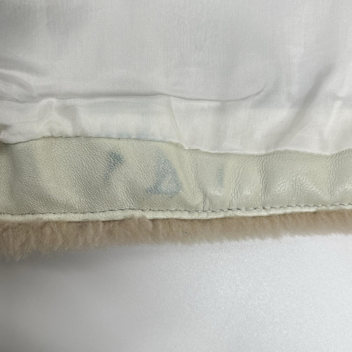 GELLI Gelli 【EFFE BEAMS】 Ivory Short Genuine Shearling Gilet Vest