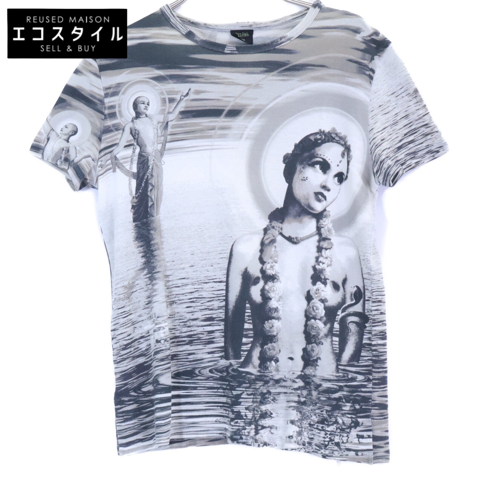 【SALE】 Jean Paul GAULTIER HOMME ジャンポールゴルチエオム archive Buddha アーカイブ ブッタ プリント　半袖Tシャツ トップス