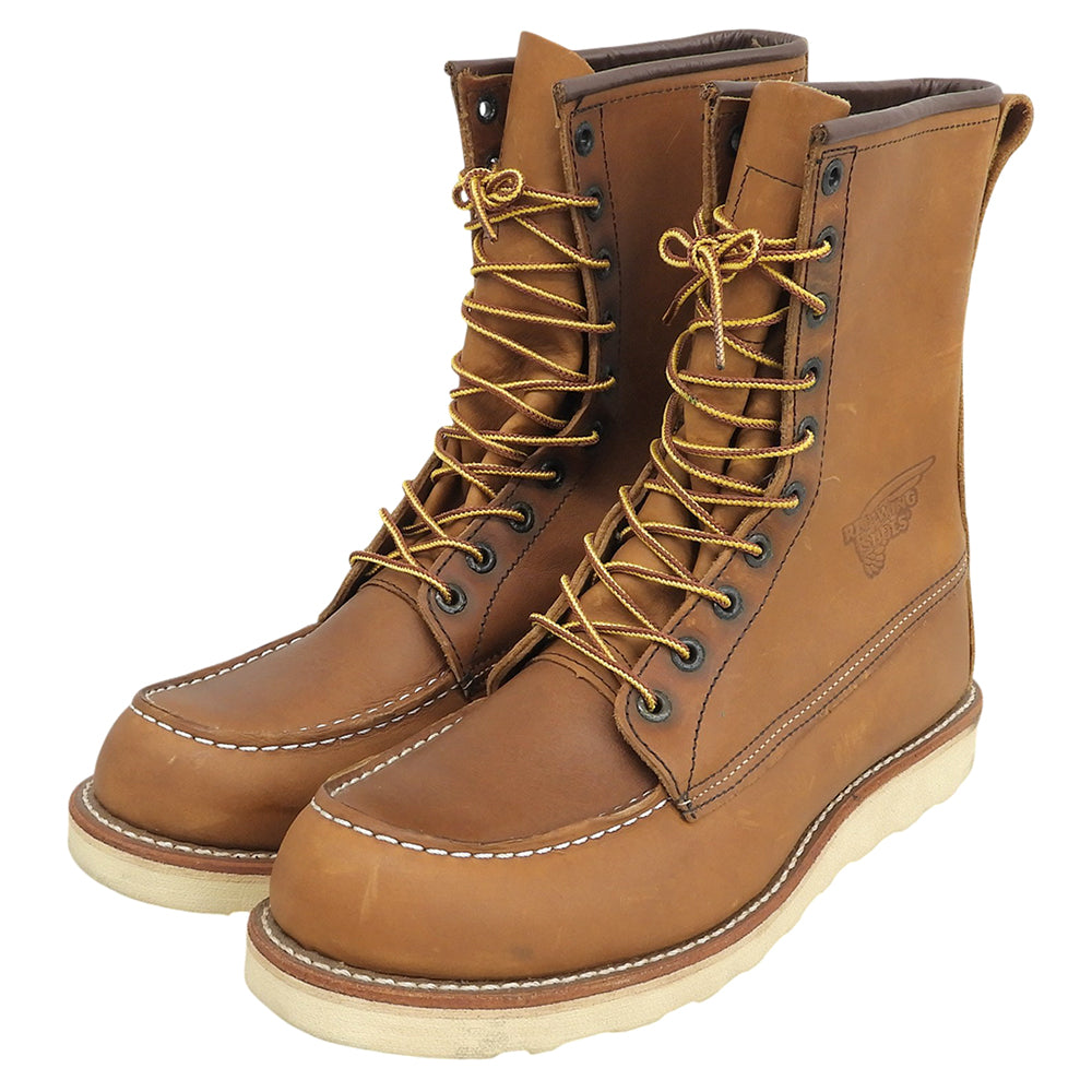 Red Wing レッドウィング ロングアイリッシュセッター クラシックモック ブーツ 羽根タグ シューズ メンズ ブラウン 26.5cm 11年製 シューズ
