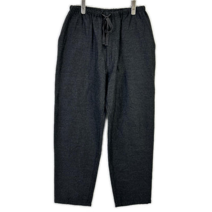 COMOLI コモリ 21AW U03-03002 グレー ウールシルク ドローストリングパンツ ボトムス