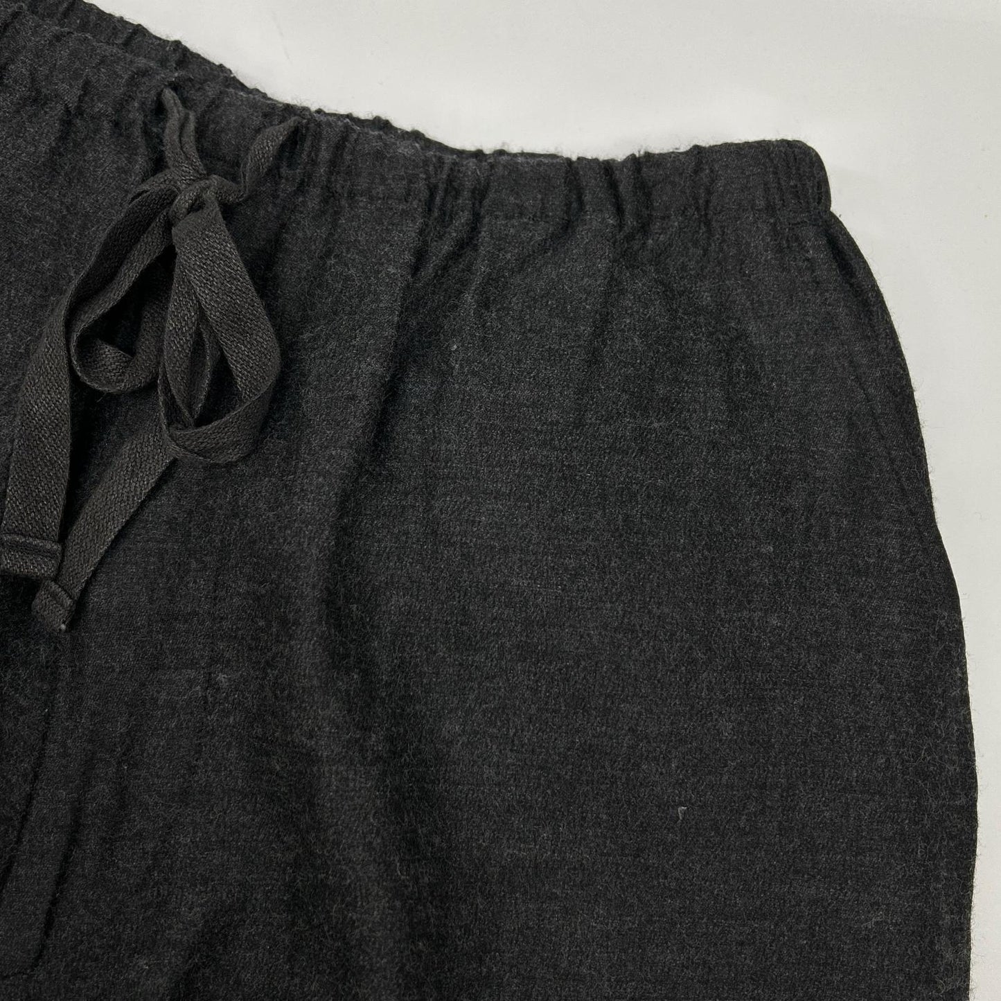COMOLI コモリ 21AW U03-03002 グレー ウールシルク ドローストリングパンツ ボトムス