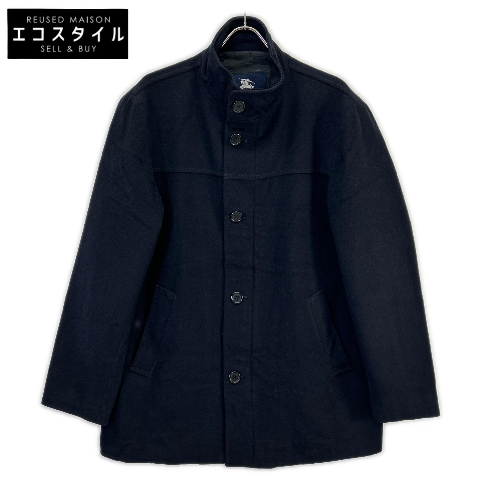 Burberry LONDON バーバリーロンドン 109V001 ネイビー 中綿入り ハーフコート コート