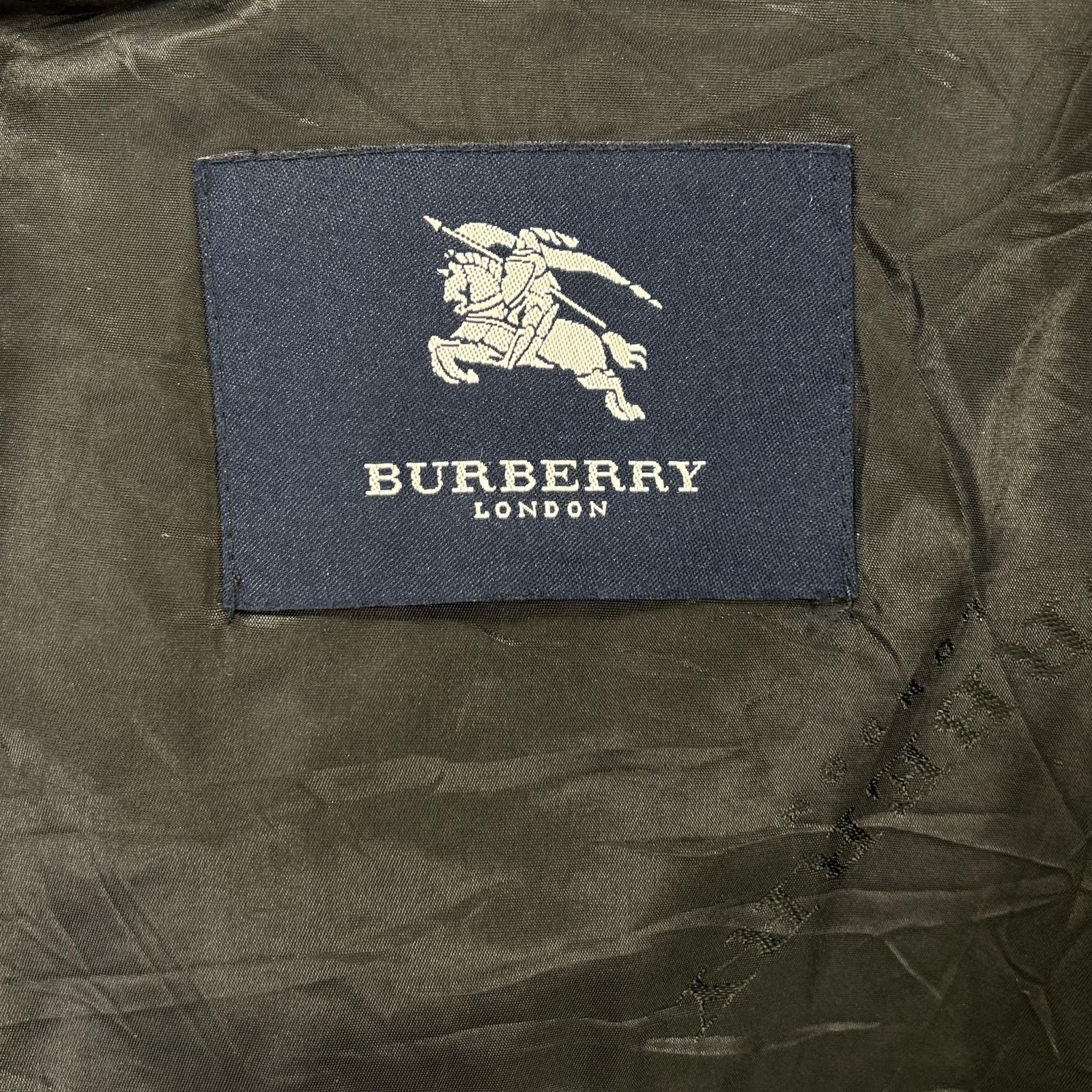 Burberry LONDON バーバリーロンドン 109V001 ネイビー 中綿入り ハーフコート コート