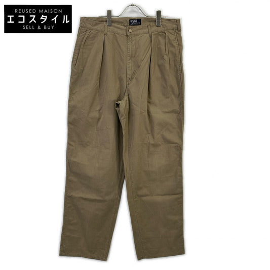 POLO RALPH LAUREN ポロ ラルフローレン 90年代 USA製 IMPORTED FABRIC ベージュ ポロチノ パンツ ボトムス