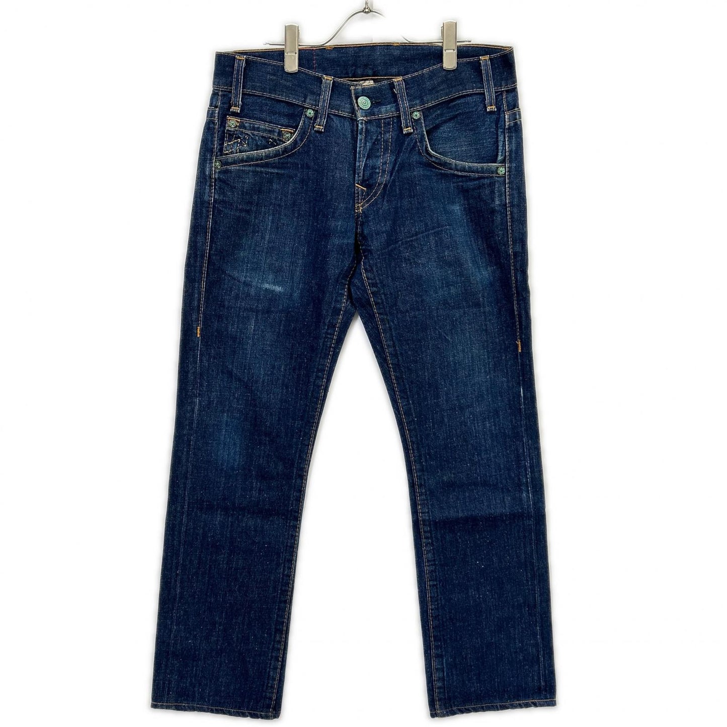 TRUE RELIGION トゥルーレリジョン 035-004601 インディゴ ストレートデニムパンツ ボトムス