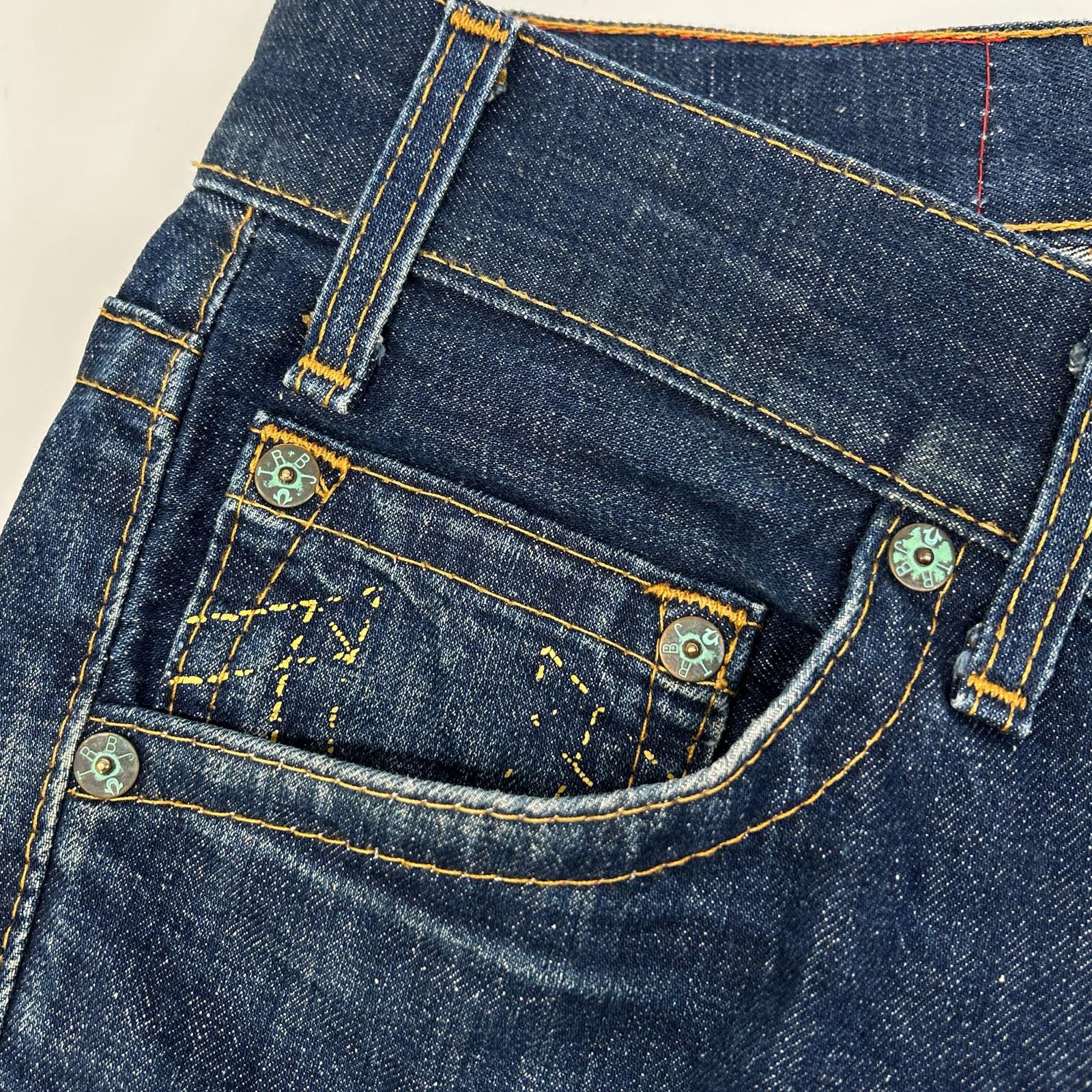 TRUE RELIGION トゥルーレリジョン 035-004601 インディゴ ストレートデニムパンツ ボトムス