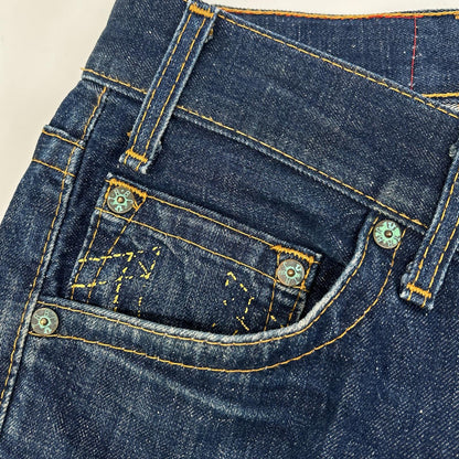 TRUE RELIGION トゥルーレリジョン 035-004601 インディゴ ストレートデニムパンツ ボトムス