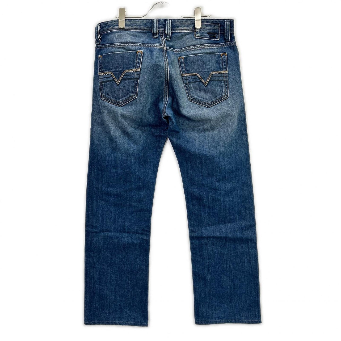 DIESEL ディーゼル インディゴ VIKER ボタンフライ ストレートデニムパンツ ボトムス