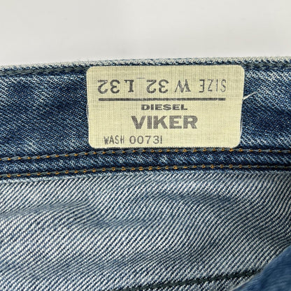 DIESEL ディーゼル インディゴ VIKER ボタンフライ ストレートデニムパンツ ボトムス