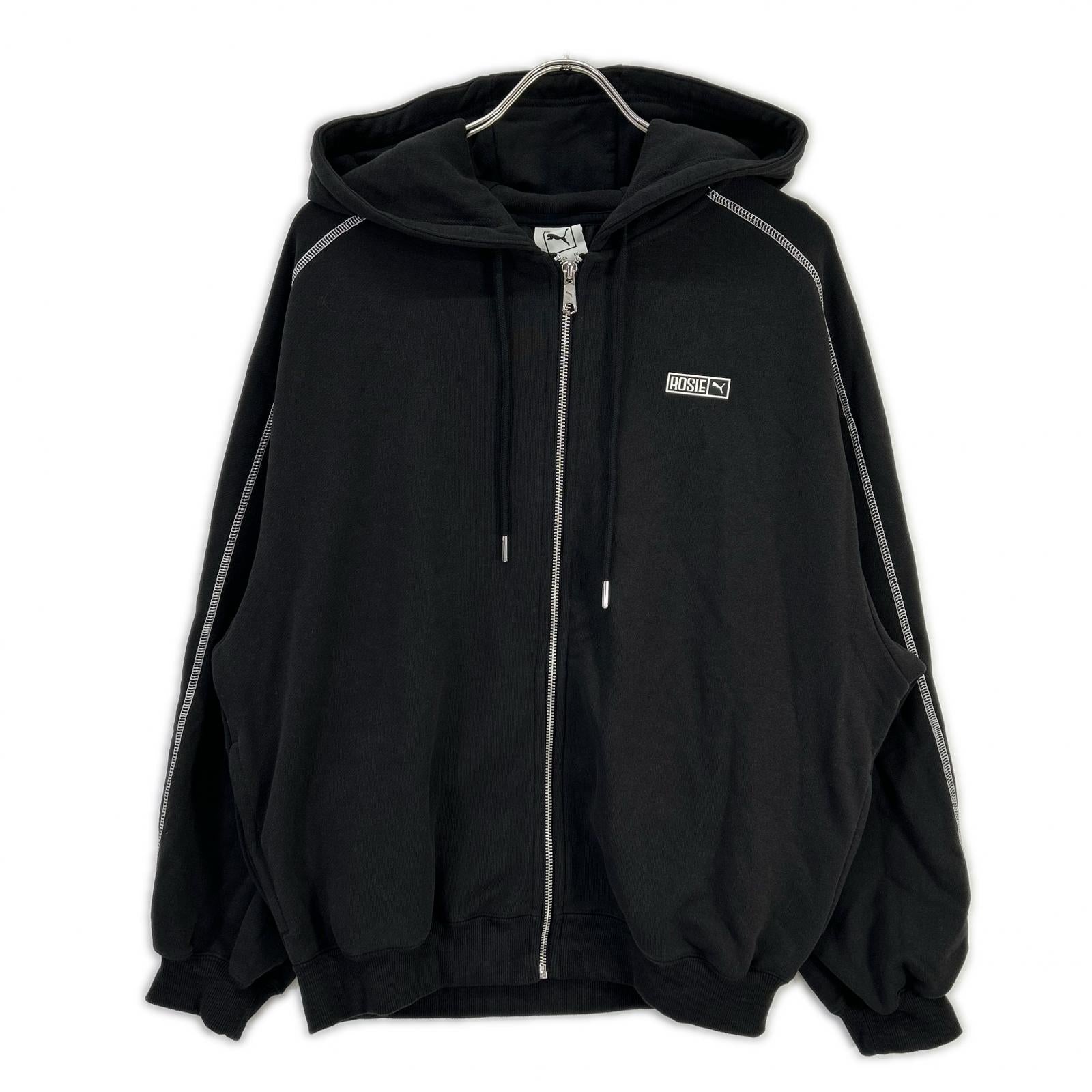 PUMA プーマ ×ROSE 633793-01T7 OVERSIZED TRACK JACKET WV PUMA BLACK トップス