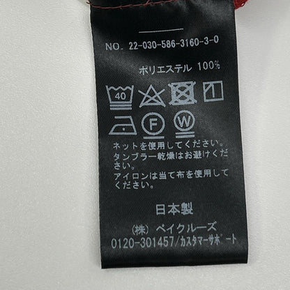 AP STUDIO エーピーストゥディオ レッド 裾ジップ 2nd track Pants ボトムス