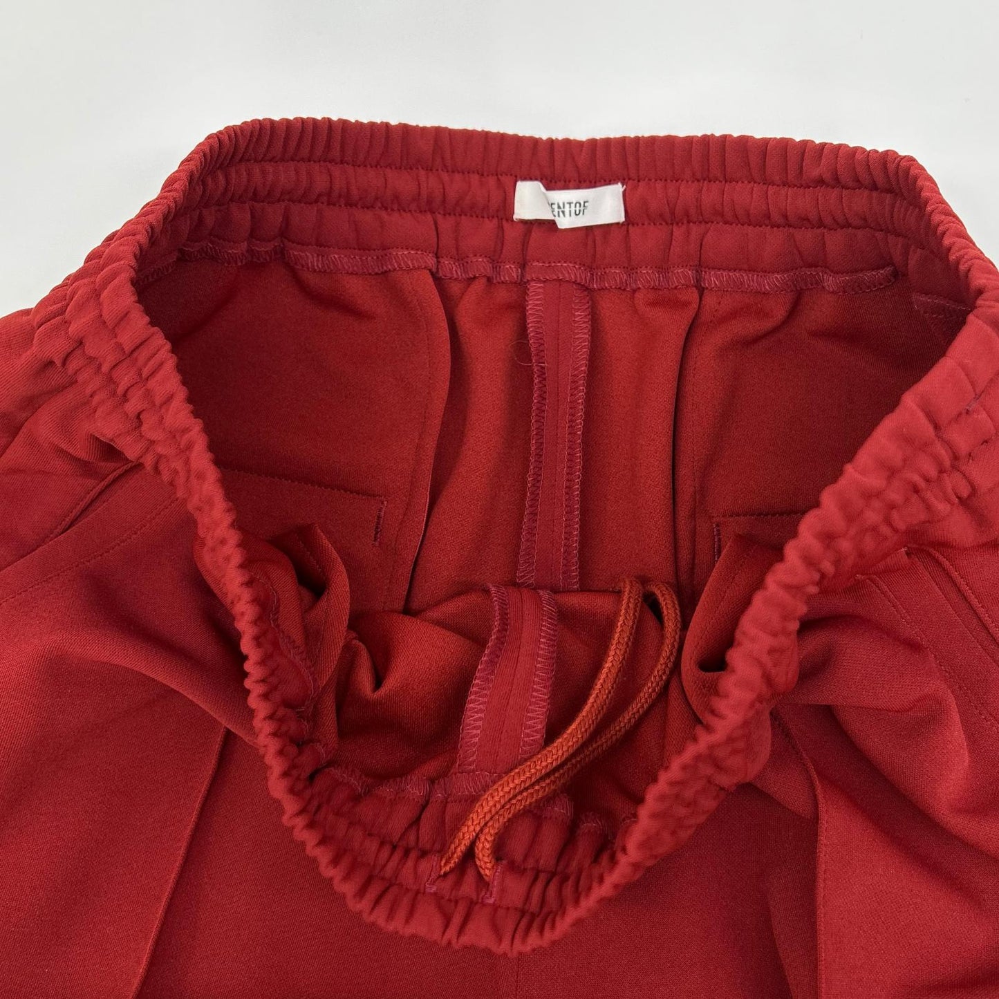 AP STUDIO エーピーストゥディオ レッド 裾ジップ 2nd track Pants ボトムス