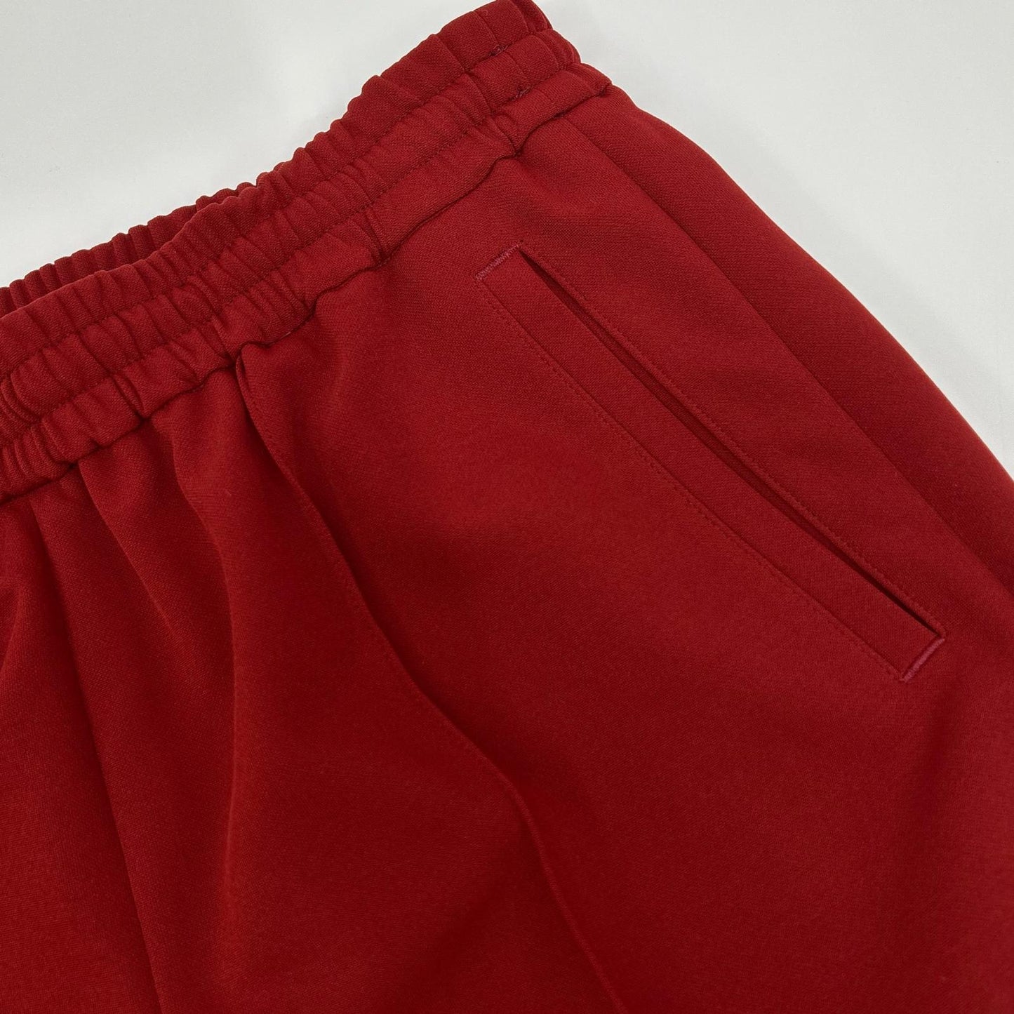 AP STUDIO エーピーストゥディオ レッド 裾ジップ 2nd track Pants ボトムス