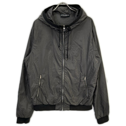 DOLCE&GABBANA ドルチェアンドガッバーナ G9GA8T カーキ ジップアップナイロンパーカー トップス