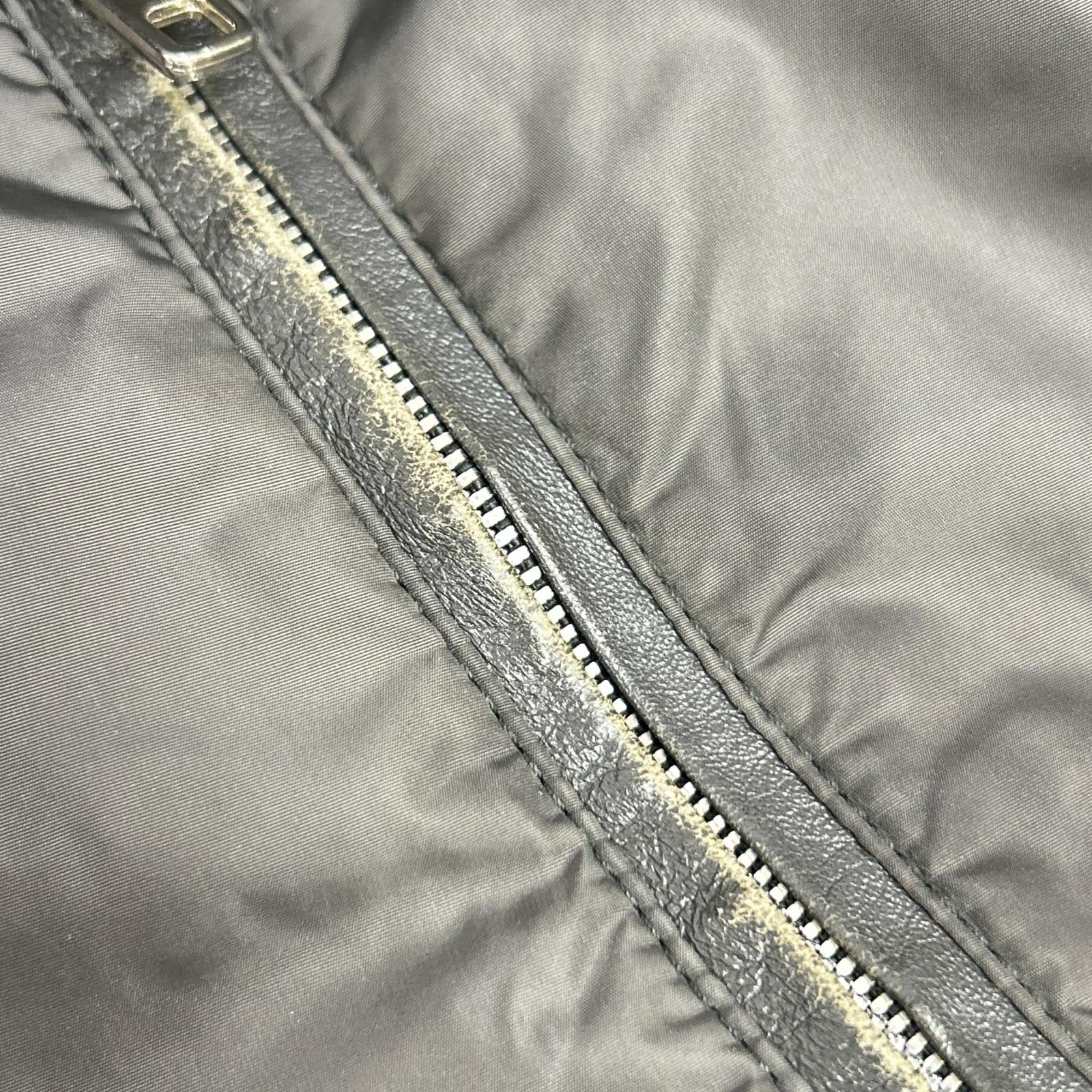 DOLCE&GABBANA ドルチェアンドガッバーナ G9GA8T カーキ ジップアップナイロンパーカー トップス