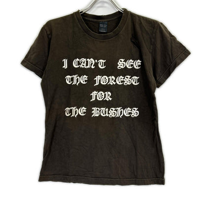 NUMBER (N)INE ナンバーナイン 04AW ブラウン GIVE期 ANTI-WAR ダメージTシャツ トップス